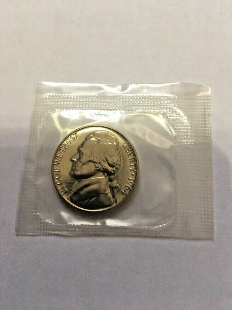 1964 P Jefferson Nickel *MINT CELLO* uncirculated