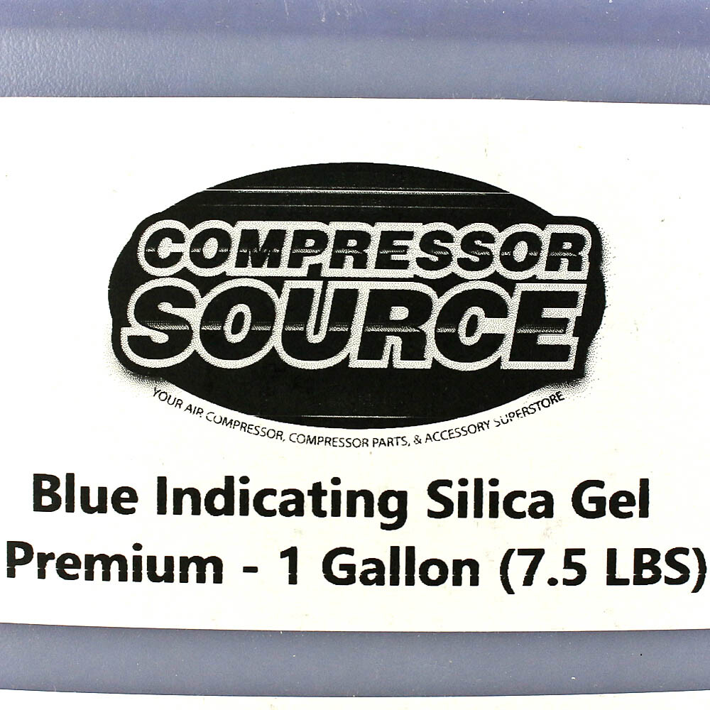 1 Gallon 7.5 lbs of Desiccant Beads For Desiccant Air Dryers Silica Gel Blue
