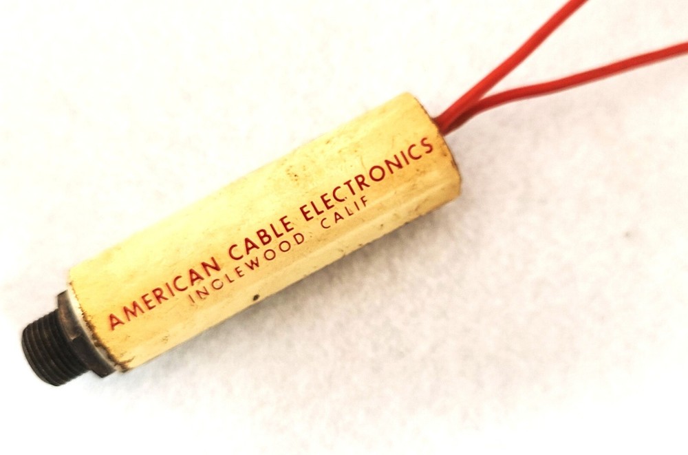 Vintage AMERICAN CABLE ELECTRONICS Matching Transformer *Collectible *Untested