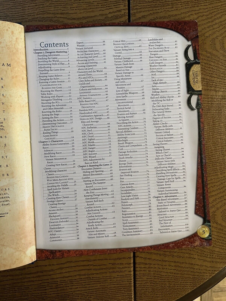 Dungeon Master Guide Core Rule Book 2 First Printing Sept 2000