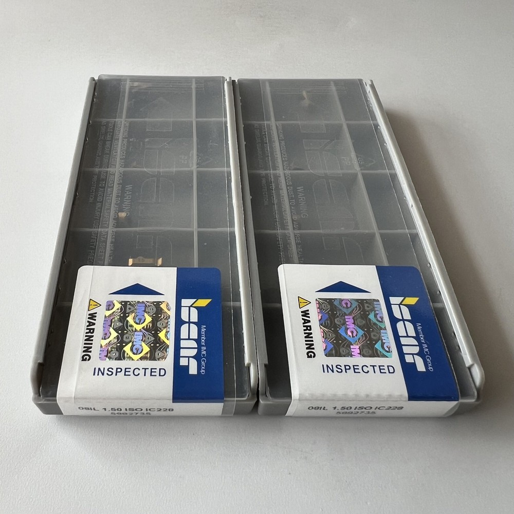 ISCAR / 08IL1.50ISO IC228 / Industrial indexable carbide inserts 5 Pcs