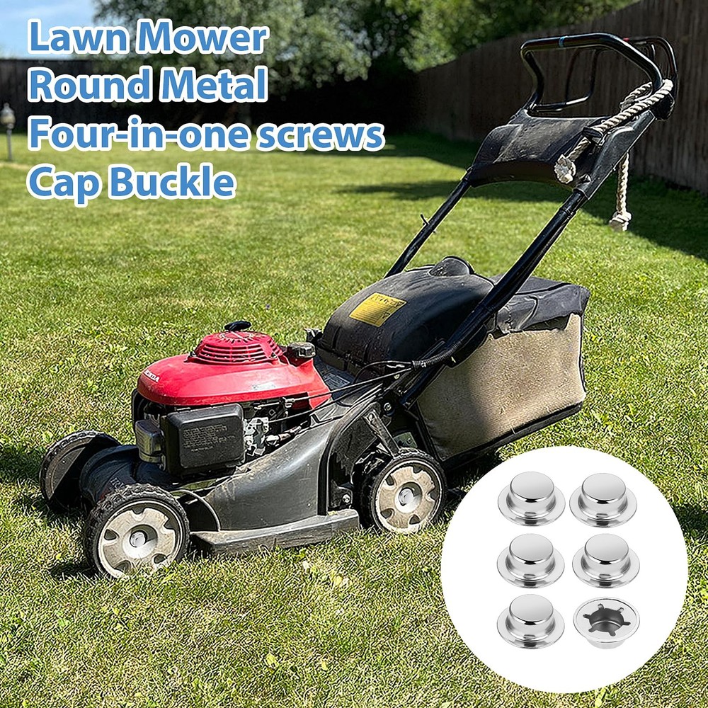 1/2 Push Nut Axle Cap, 6 Pack on Pushnut Cap Spring Inch, silver