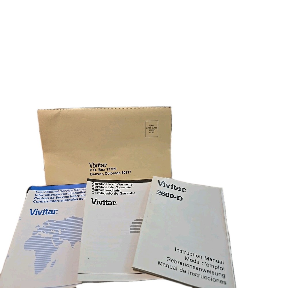 VIVITAR Auto Thyristor 2600-D Flash unit Vintage