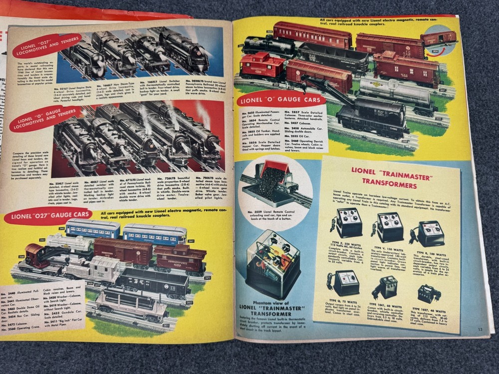 1946 Lionel Model Train Catalog