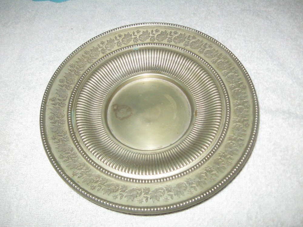 Silver Plated Round Dish