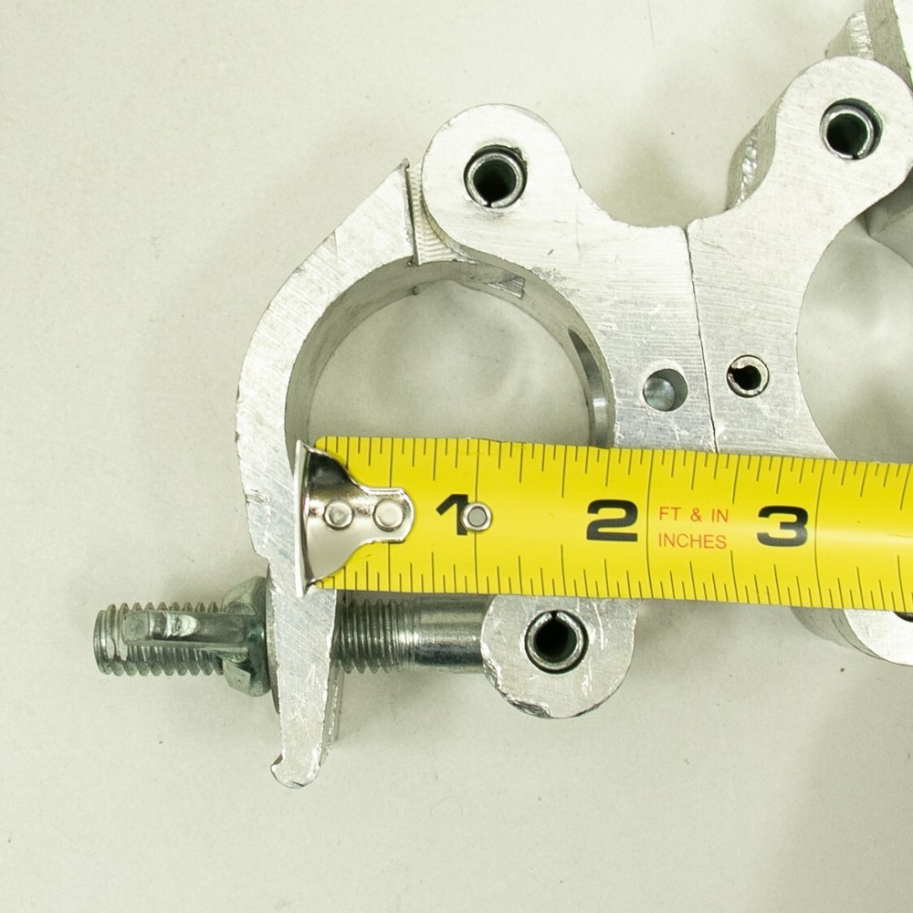 Aluminum Stage Lighting Double Pipe Clamp Fixture Mount Bracket