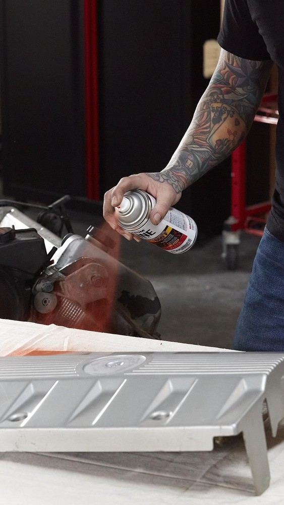 Rust Oleum Engine Enamel Spray Paint Gloss Black 11Oz High Temp Rust Resistant