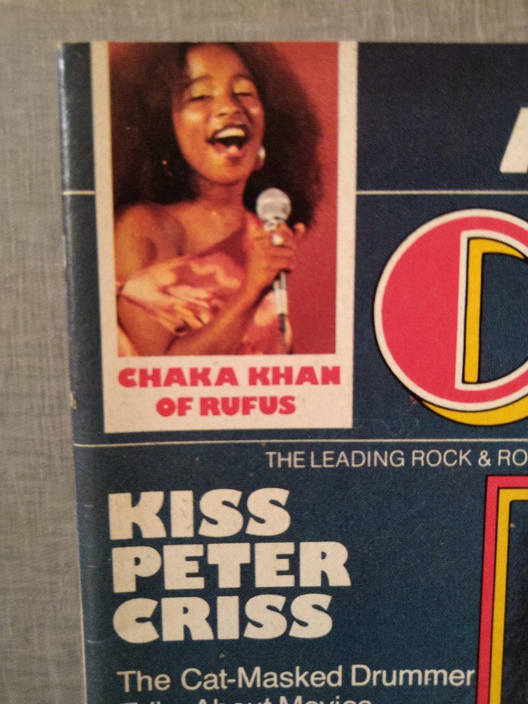 KISS Circus Magazine 1978 Peter Criss cover. GREAT!