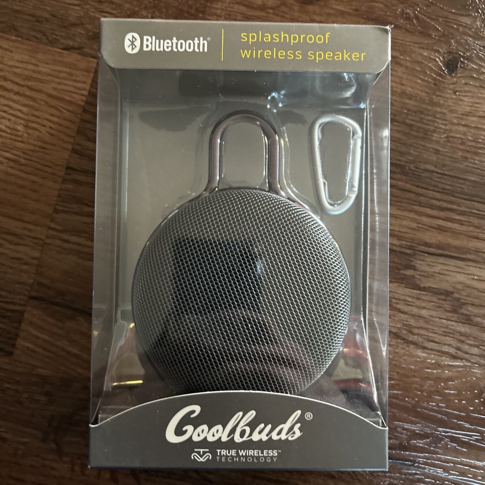 Wireless Speaker CoolBuds Bluetooth Splashproof CPSTW310-BLK New Unopened Box 📦