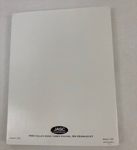 JASC Paint Shop Pro Photo Retouching Image Conversion User's Guide Version 4