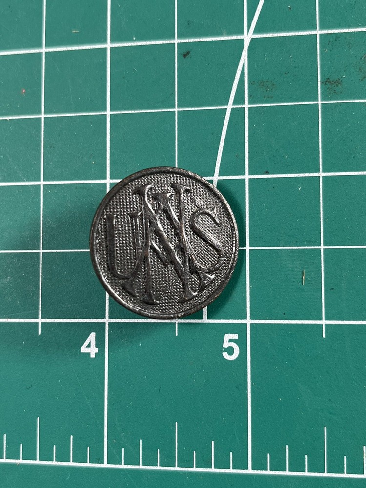 WW1 USNA US National Army Collar Disk