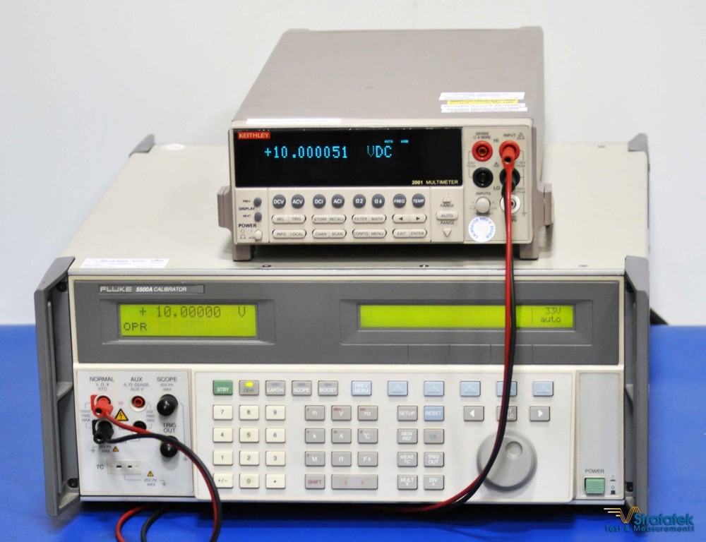 Fluke 5500A Multifunction Calibrator ISO 17025 Accredited Calibration