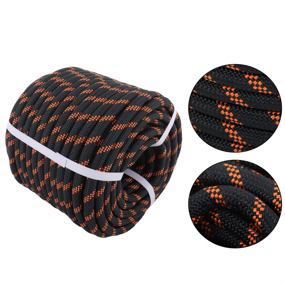 Double Braided Polyester Rope Strong Arborist Rigging Rope 48 Strand 1/2" X 200'