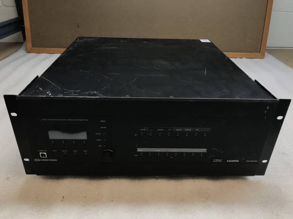 Crestron Universal Digital Media Switcher DM-MD8X8 Tested & Functional