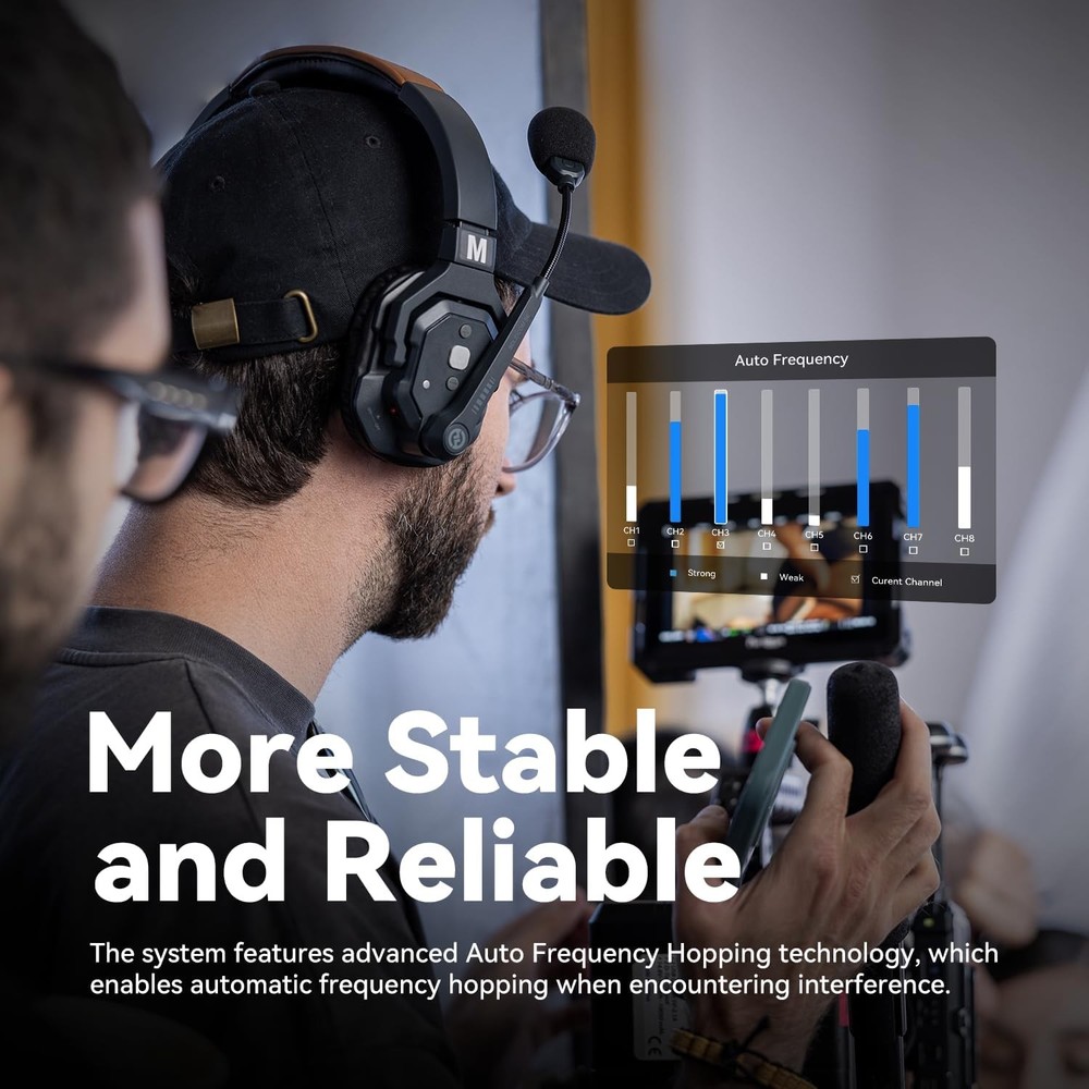 Hollyland Solidcom SE Full Duplex 2-Users Wireless Intercom Headset System