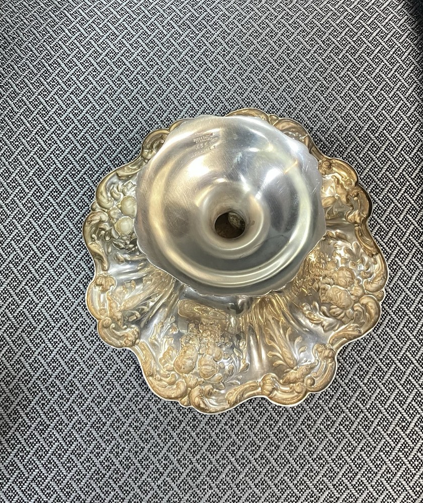 Reed And Barton Sterling Fluted Dish