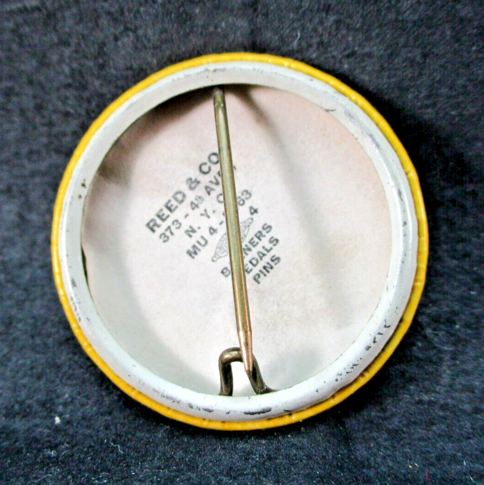 Fire Marshal Badge / Pinback Scammon School Chicago