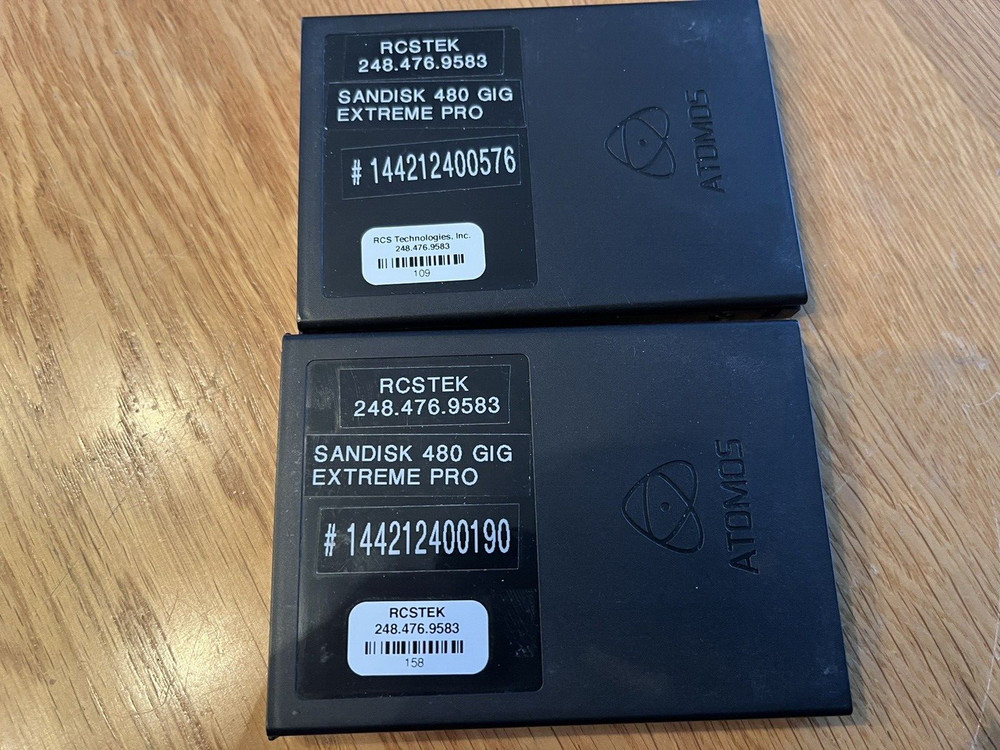 Atomos Caddy with 480 GIG SSD Drive