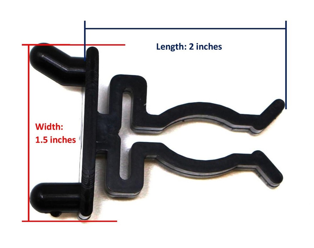 Black Spring Style Multi-Purpose Tool Holder for Pegboard NO Pegboard Included