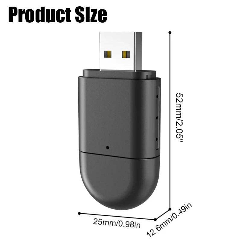 Wireless USB Carplay Adapter Dongle For iPhone Apple Android Auto Plug &Play