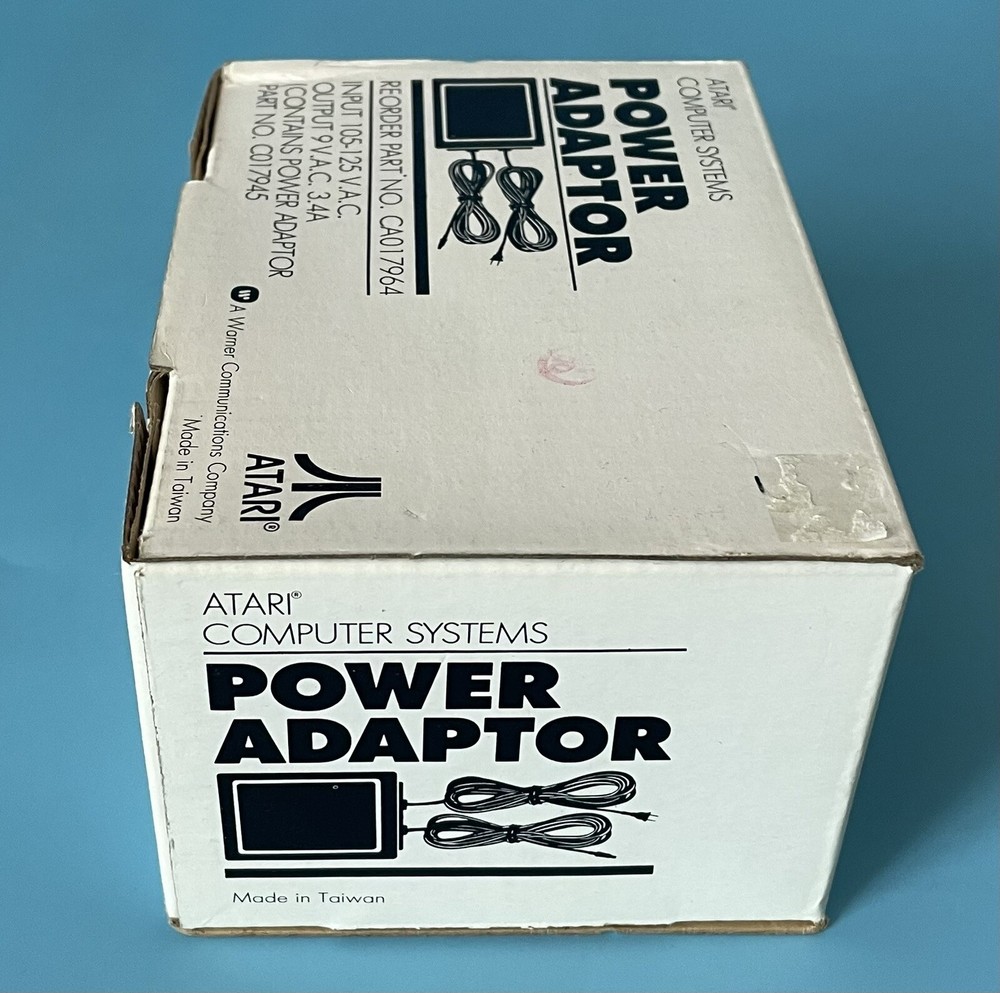 OEM Box Only — For Atari Power Adapter CA017964 — For Atari 400/800 Computers