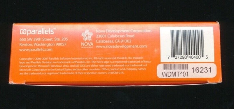 Parallels Desktop for Mac OS X - Nova Development 2006