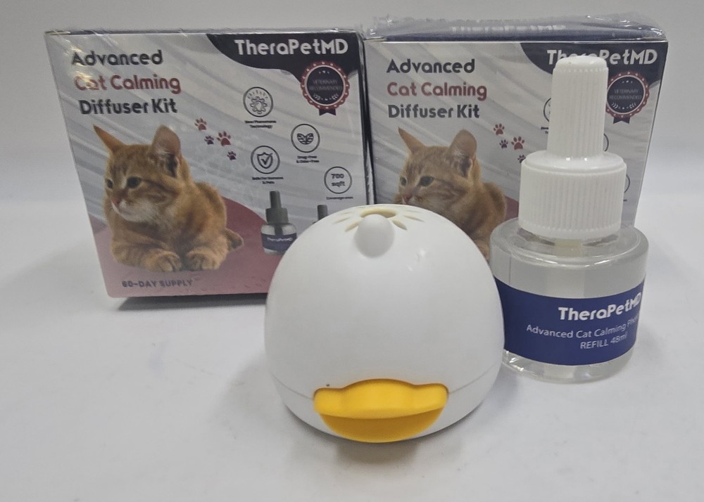TheraPetMD Advanced Cat Calming Diffuser Kit Pheromone Plug-In 48ml Refill