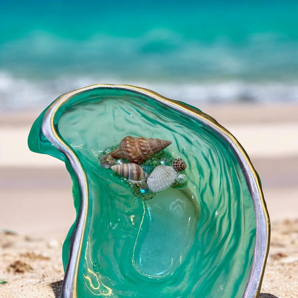 Medium Seashell Trinket Tray Mold For Resin