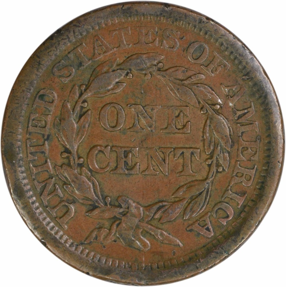 1855 Large Cent Knob on Ear EF Uncertified #112