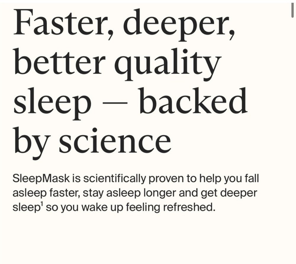 therabody sleep mask Everything Included
