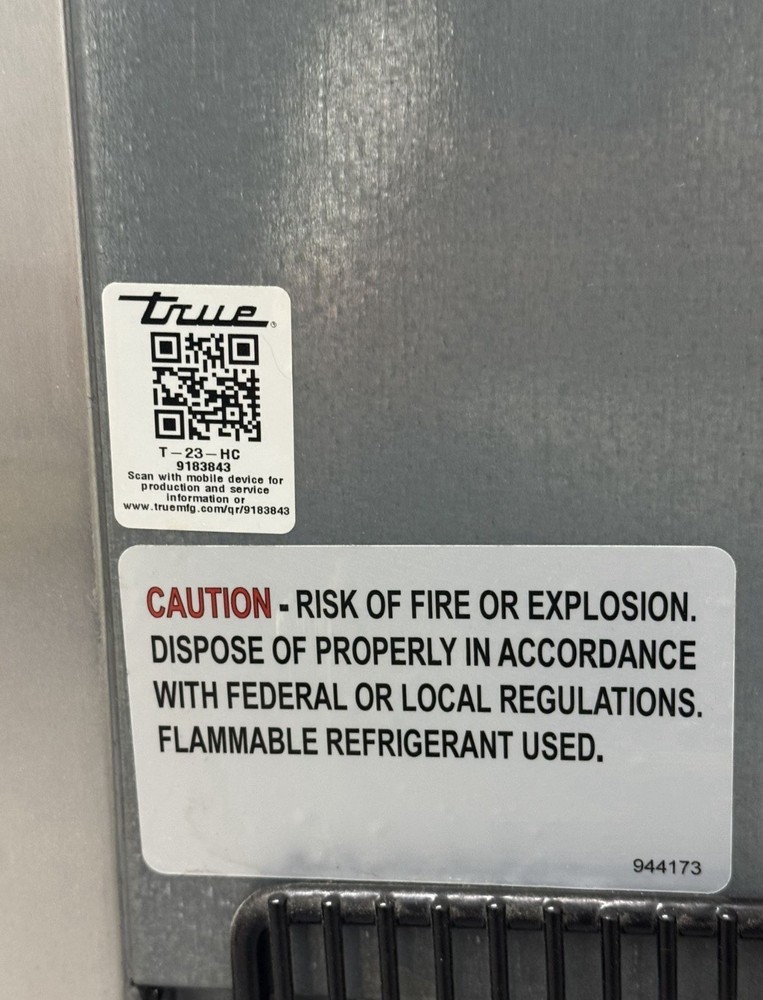 True T-23-HC Refrigerator