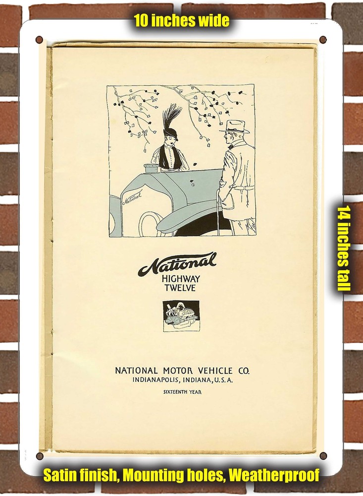Metal Sign - 1916 National Highway Twelve (Sign Variant #02)