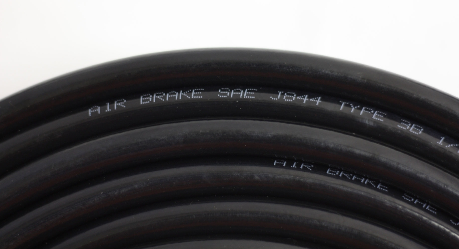 Air Line 1/4" OD x 500' Black SAE J844 Nylon Air Brake Tubing DOT Approved