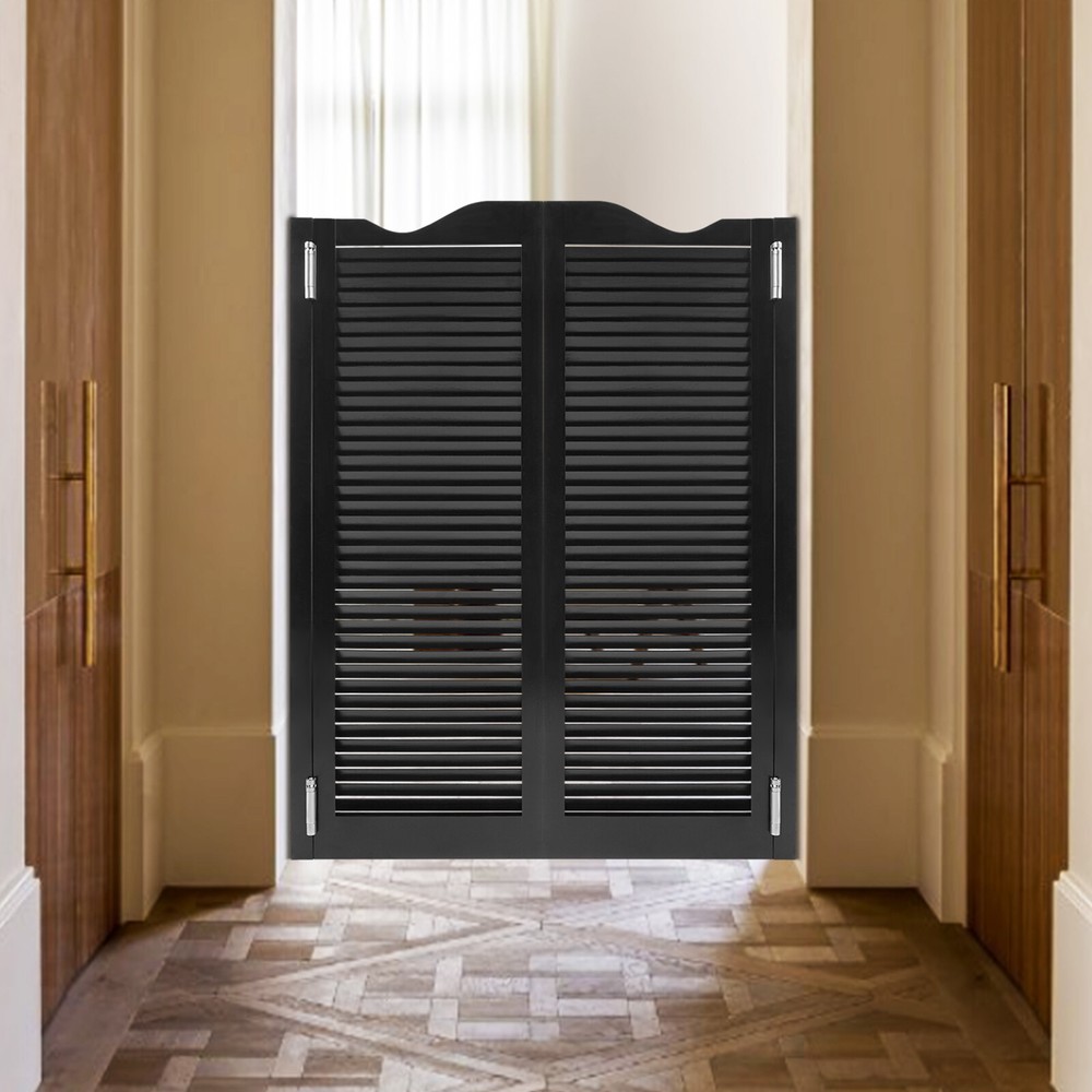 Wood Cafe Door, Bar Doors, Half Door for House, Kitchen Rectangular