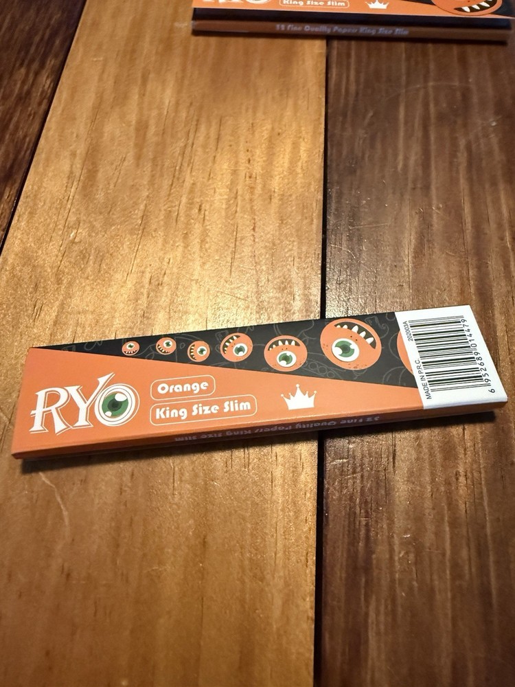 RYO King Size Slim Orange Rolling Papers