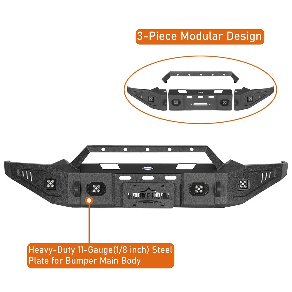 Front Winch Bumper for 2019-2024 Ram 1500