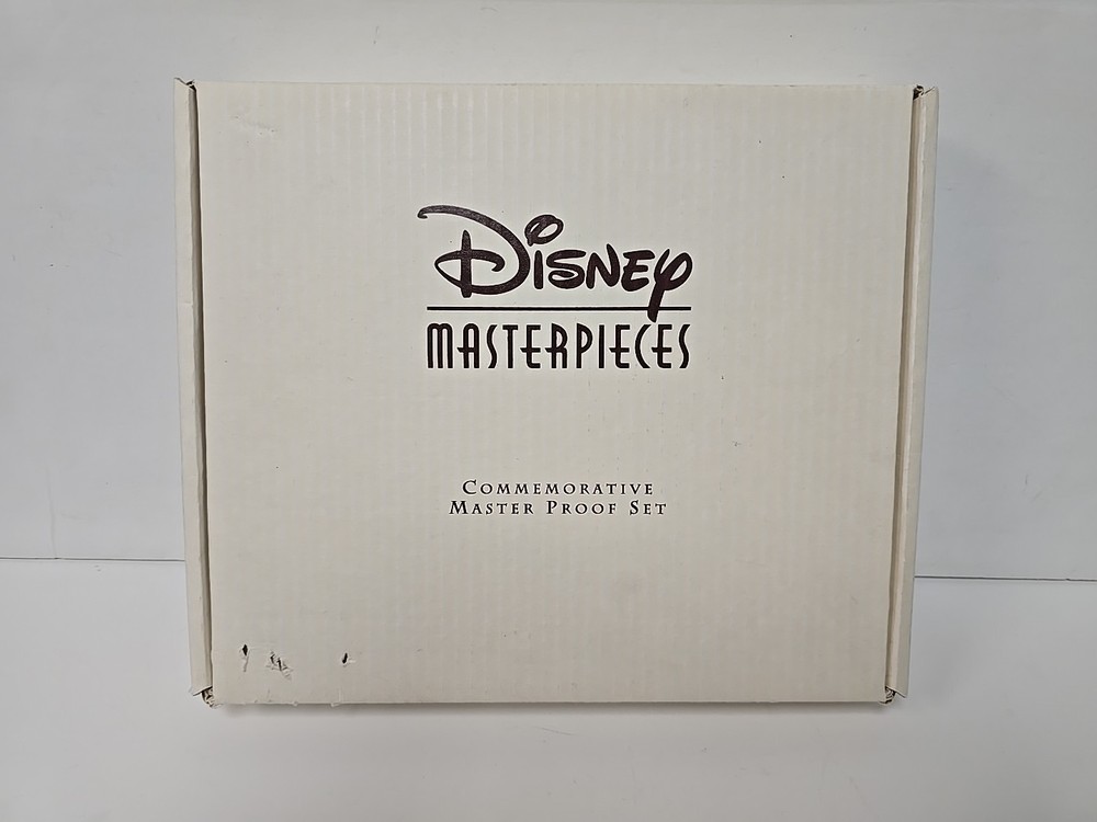DISNEY MASTERPIECES MASTER PROOF SET DISPLAY BOOK ONLY NO COINS READ DESCRIPTION