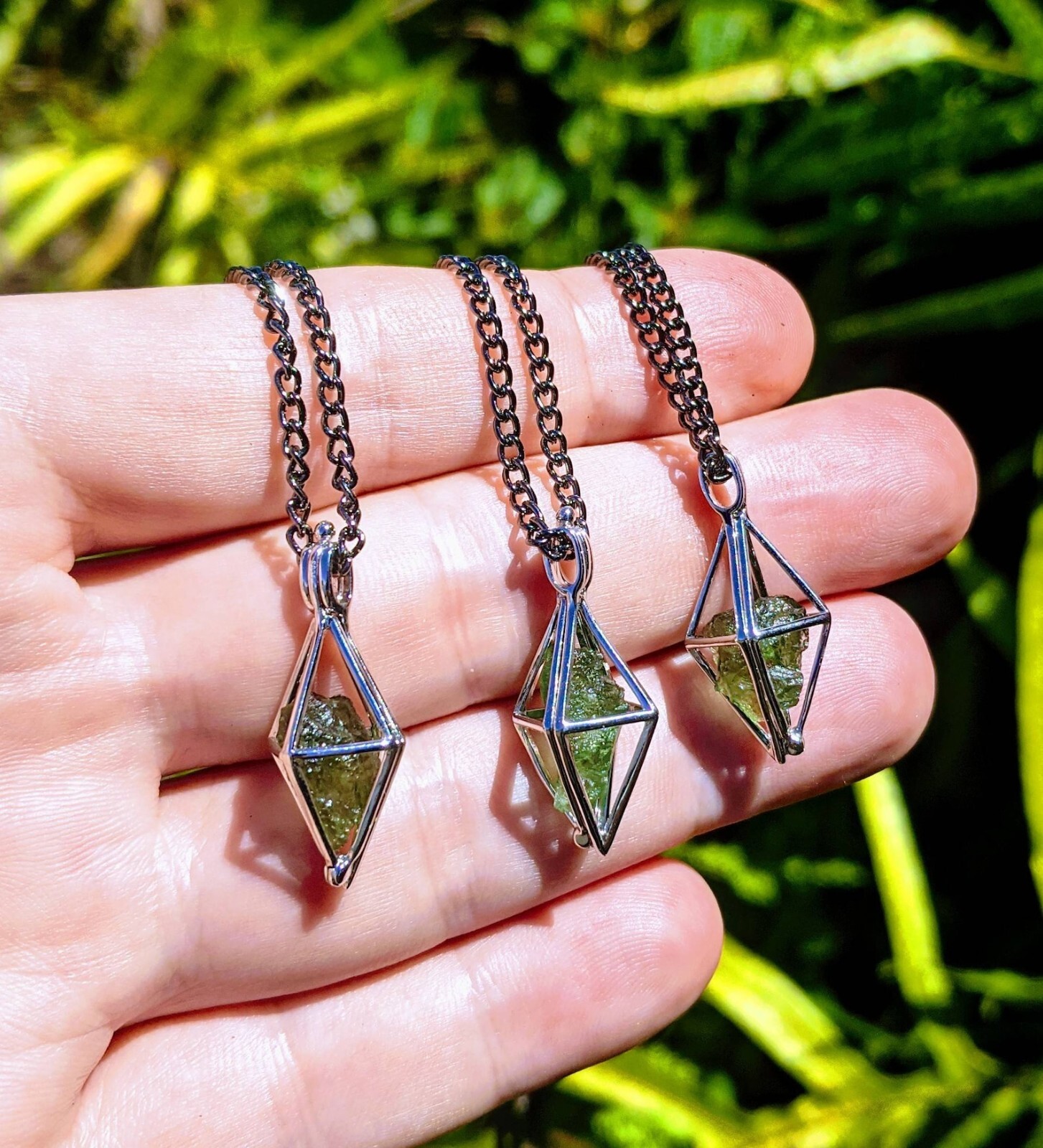 Moldavite / Moldavite Pendant / Moldavite Necklace / Moldavite Jewelry / Genuine