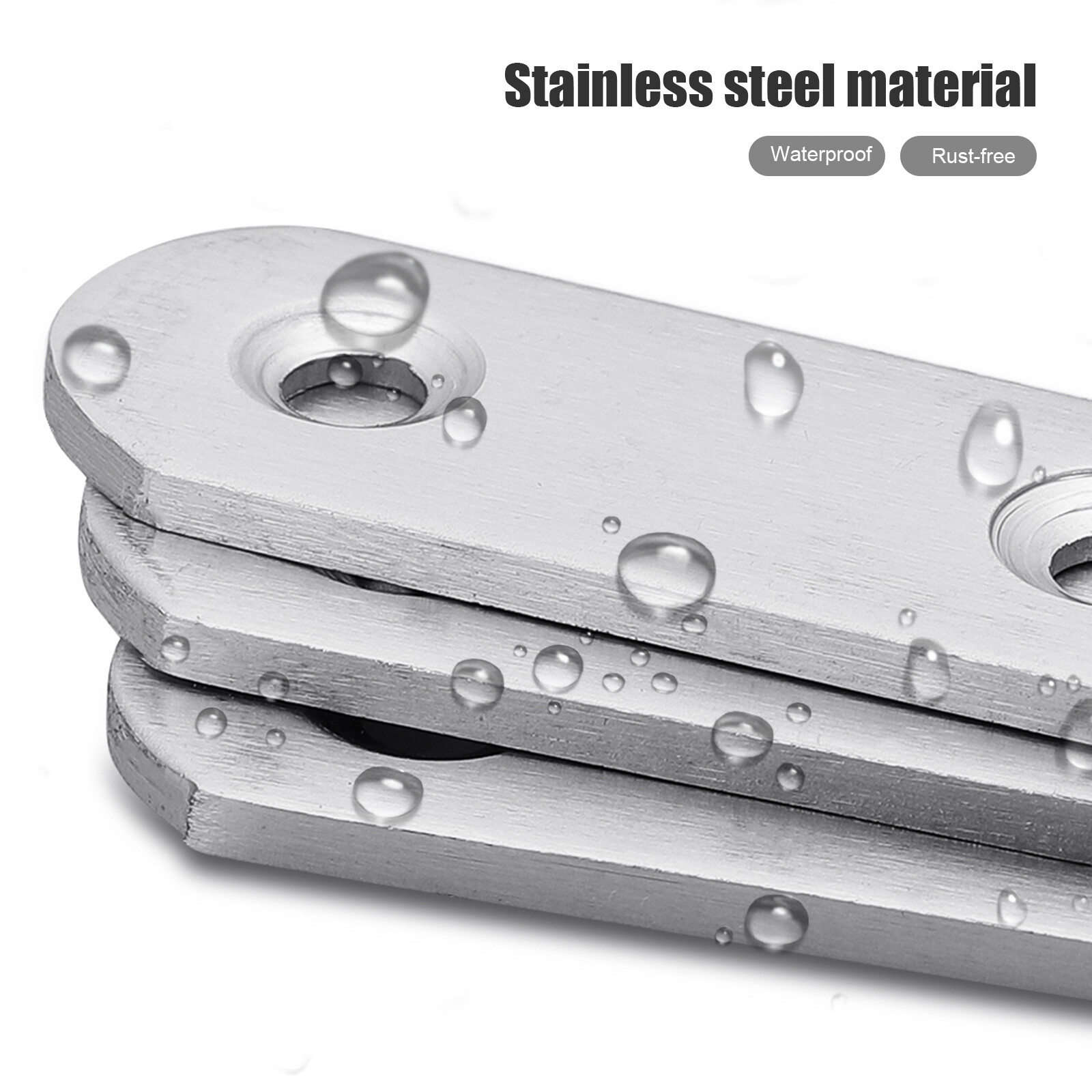 1.5" L-Shaped Bracket Corner Brace Stainless Steel Bracket Right Angle w/Screws