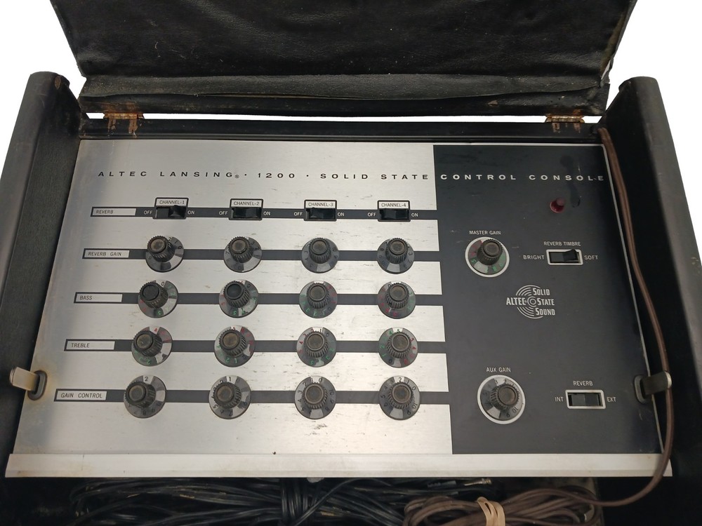 Vintage Altec Lansing 200 Solid State Control Console - READ DESCRIPTION