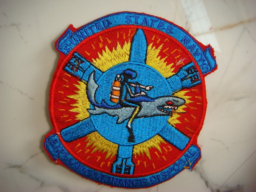 US NAVY EXPLOSIVE ORDNANCE DISPOSAL, VIETNAM WAR PATCH