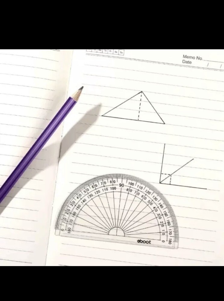 25 Pack Plastic Protractors Bulk Math Protractor 180 Degrees 4 Inch, Clear