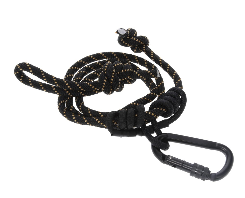 MUDDY Safety Harness Lineman's Rope (Black/Orange) One Size, Black/Orange