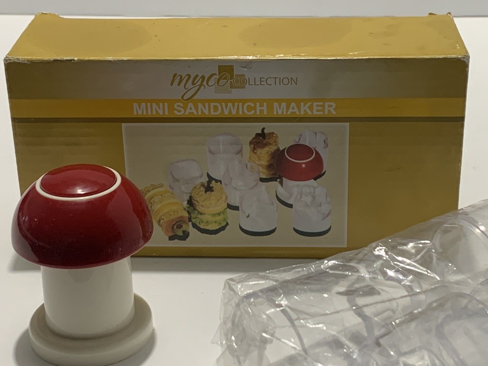 Myco Collection Mini Sandwich And Appetizer Maker New