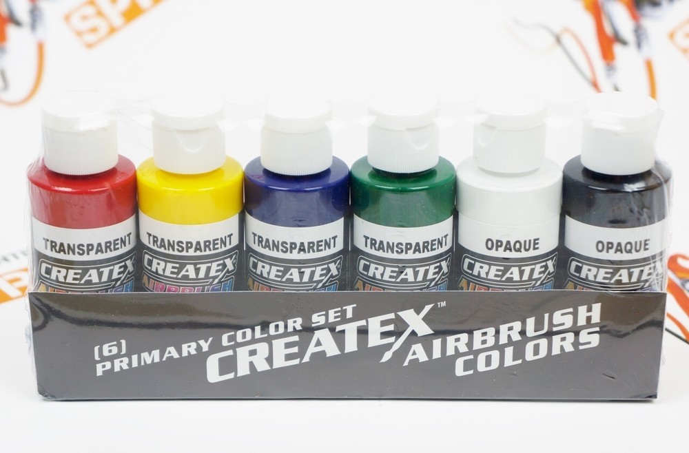 Primary Createx Airbrush Colors Set