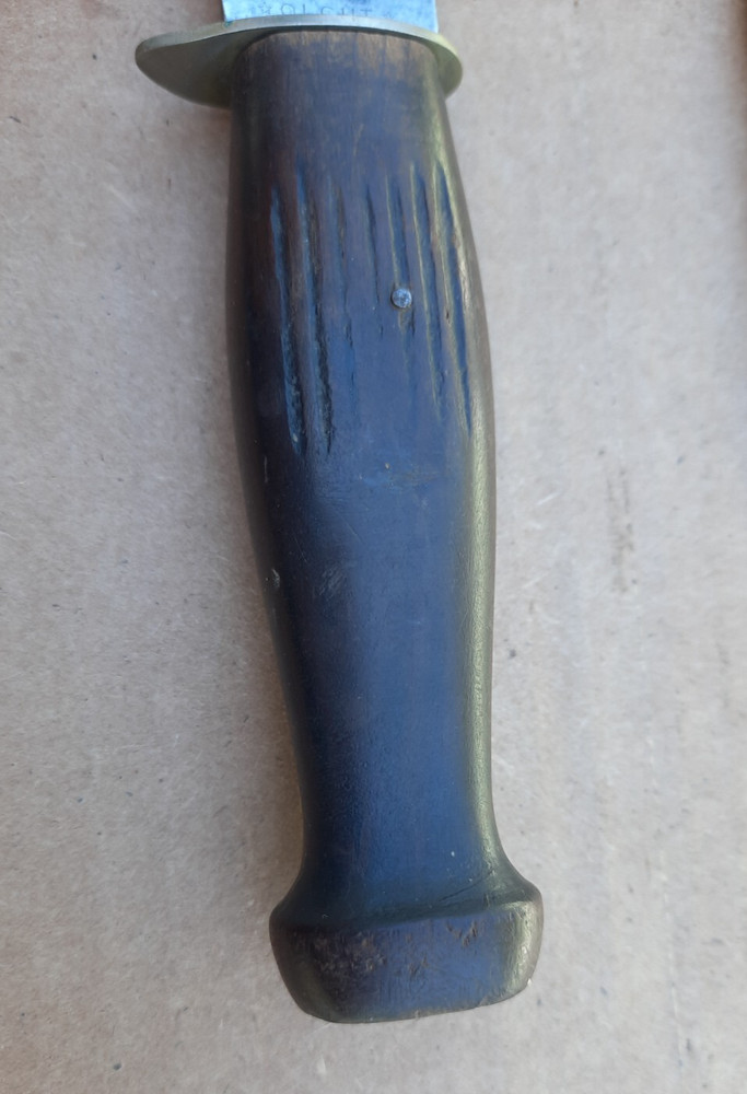 WW2 Olean NY Fighting Combat Knife W/ Leather Sheath