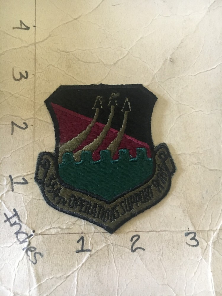 USAF 554th Operations Support Wing Squadron subdued patch 6/3/25