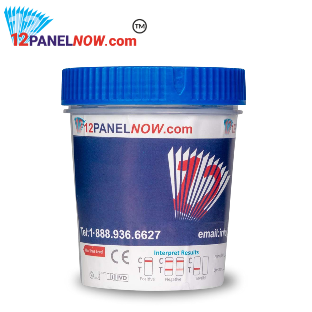 [25 Pack] 14 Panel Drug Test Cups, with Pregnancy Detection