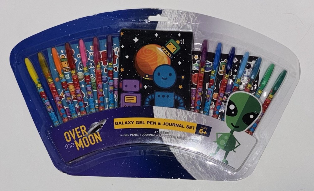 Galaxy Gel Pen & Journal Set