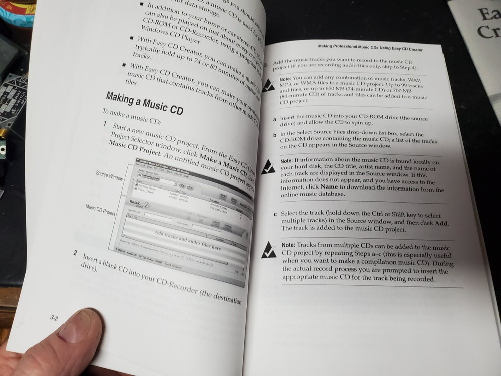 Roxio Easy CD Creator 5 Platinum for Windows User's & getting stated guides only